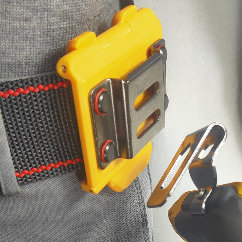 Tape Measure Holder, Tape Measure Clip, Drill Holster, Measuring Tape Holder, Holster for Belt, Drill Holster for Belt Clip on. Drill Holster in Black,pack 1