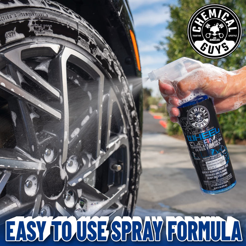 Chemical Guys CLD_203_16 Signature Series Wheel Cleaner, Formated For All Gloss Finishes, Safe for Cars, Trucks, SUVs, Motorcycles, RVs & More 16 fl oz 16 oz