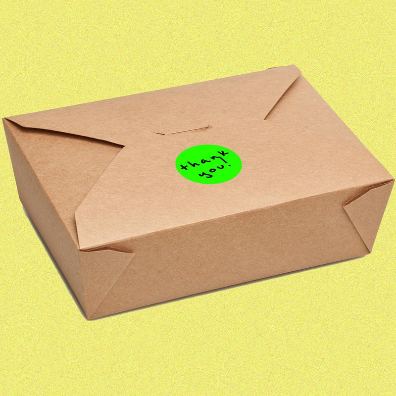 ChromaLabel 1 Inch Round Label Permanent Color Code Dot Stickers, 1000 Labels per Dispenser Box, Fluorescent Green
