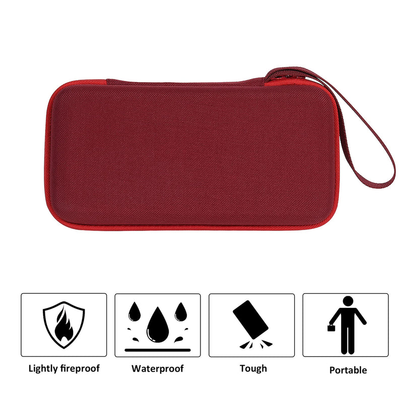 co2CREA Hard Case compatible with Texas Instruments TI-84 Plus CE/TI-84 Plus/TI-Nspire CX II CAS/TI-Nspire CX II/TI-83 Plus/TI-89 Titanium/TI-86 Color Graphing Calculator, Radical Red Radical Red Case