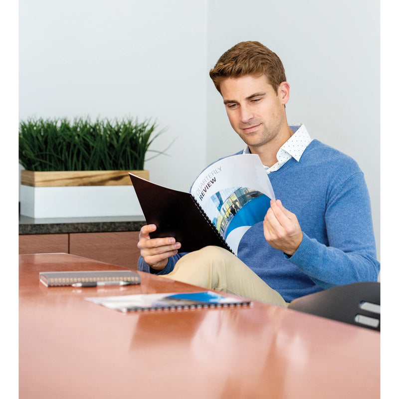 Fellowes 3/4-Inch Binding Covers Thermal, 10-Pack, Black (5256801) Value not found