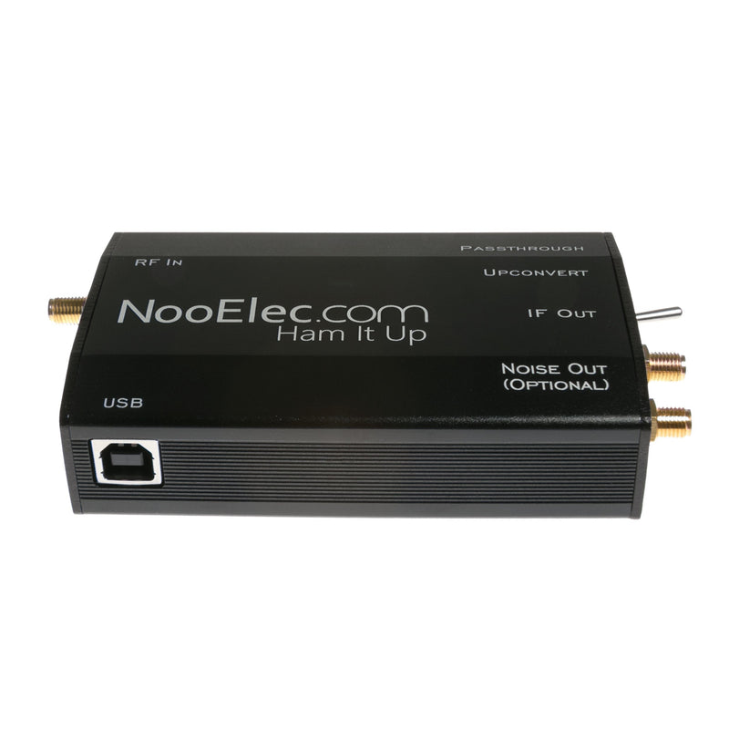 NooElec Extruded Aluminum Enclosure Kit, Black, for Ham It Up Plus Barebones RF Upconverter for NESDR and RTL-SDR radios