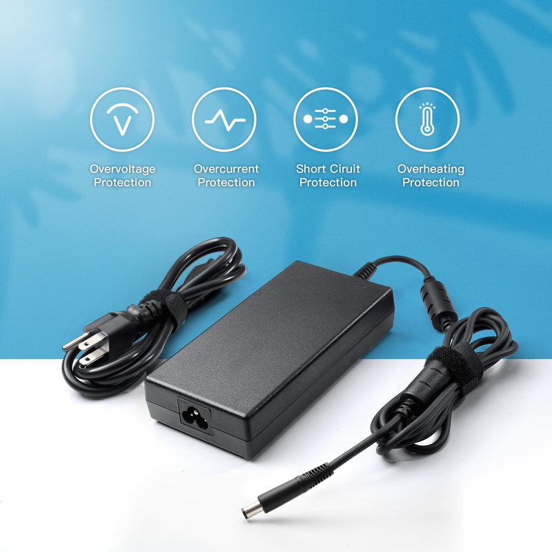 180W AC Charger Fit for Dell Dock WD19 WD22TB4 K20A001 TB16 D6000 D6000S Business Monitor Dock WD15 K17A001 Docking Station WD19 WD19S WD19TBS WD19TB K20A Docking Station Power Supply