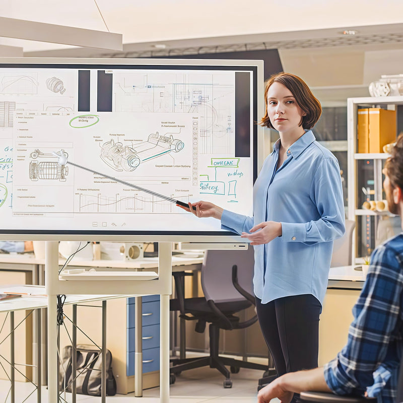 Telescopic Teacher Pointer, Extendable Handheld Pointer Finger Pointer Stick, Mini Classroom Pointer for Elementary School Kindergarten Teacher