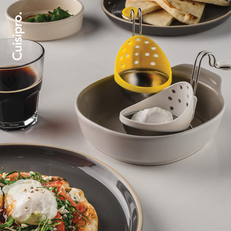 Cuisipro Stainless Steel Egg Poacher, Set of 2