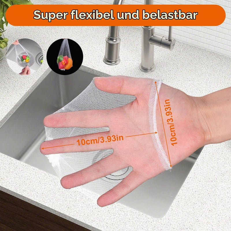 300 x Disposable Strainer Bags, Wash Basin, Elastic Filter Bags for Kitchen Sink, Polyester Drain Strainer, Kitchen Sink, Ideal for Kitchen and Bathroom 300