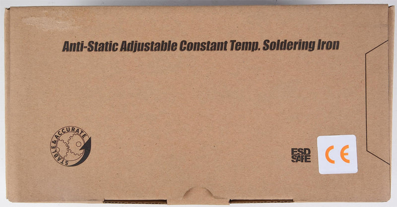 Soldering station, Preciva soldering iron set 60W soldering station 90~480°C soldering iron set with 2 attachable helping hands