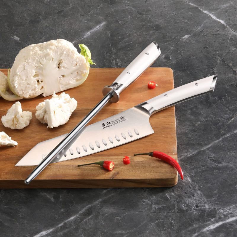 Cangshan HELENA Series High-Carbon 8-Inch Honing Steel (White) White