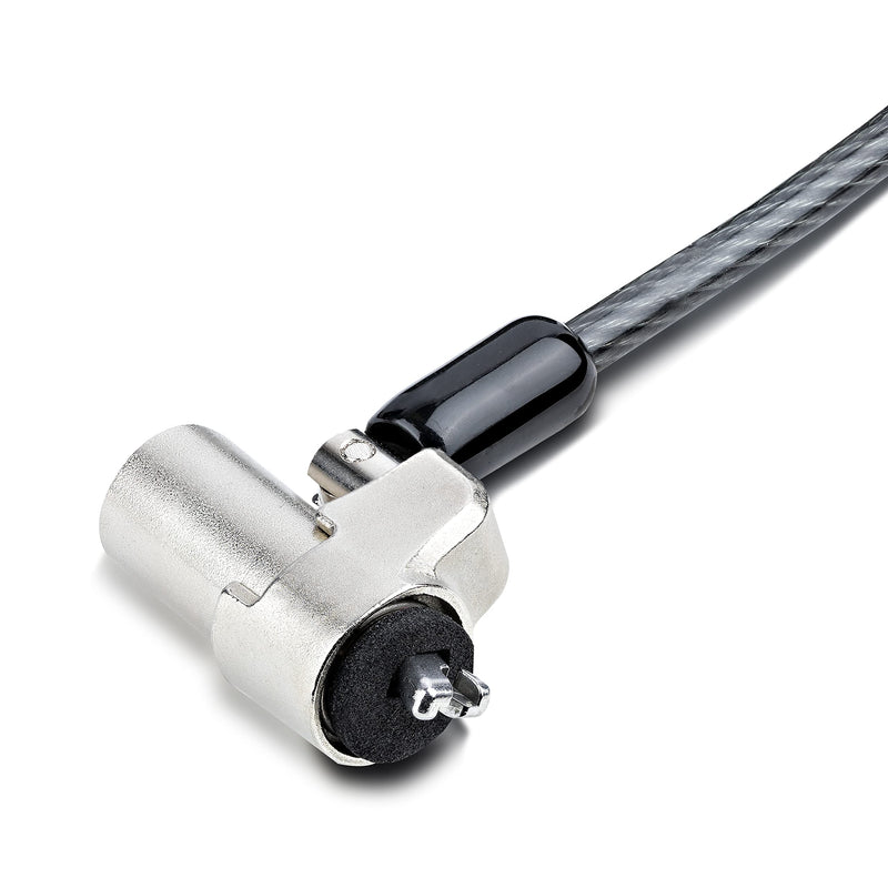 StarTech.com Laptop Cable Lock Compatible with Noble Wedge; 6.6ft (2m), Anti-Theft Keyed Lock, Security Cable for Dell XPS/Latitude/2-in-1 Notebooks, Steel Cable Lock for Laptop, TAA Nobel Wedge Unique Keyed