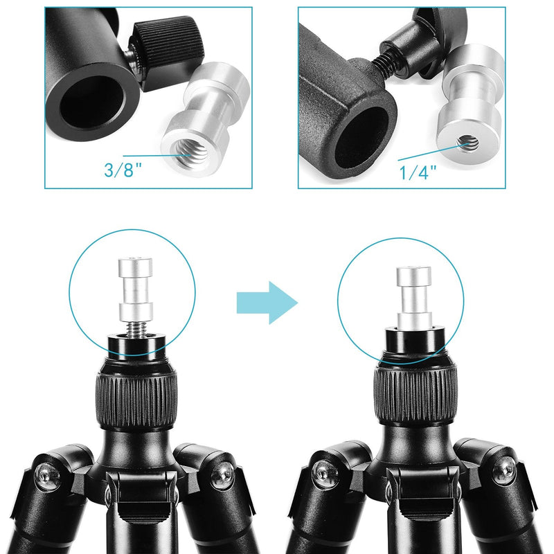 Neewer Professional Universal E Type Camera Flash Speedlite Mount Swivel Light Stand Bracket with Umbrella Holder for Canon Nikon Pentax Olympus and Other Flashes, Studio Light, LED Light(2 Pack) 2 Pack