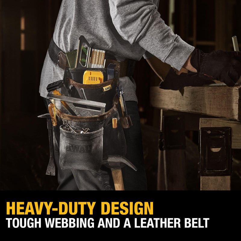 DEWALT Leather Pouch W/Belt One Size