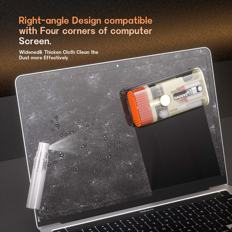 Laptop Cleaner, 12 in 1 airpod Cleaner kit Keyboard Cleaner Set, Computer MacBook Earphone Camera Cleaning Kit, Tablet and Screen Dust Brush Tool for Computer, PC, TV Camera Lens Computer Vacuum