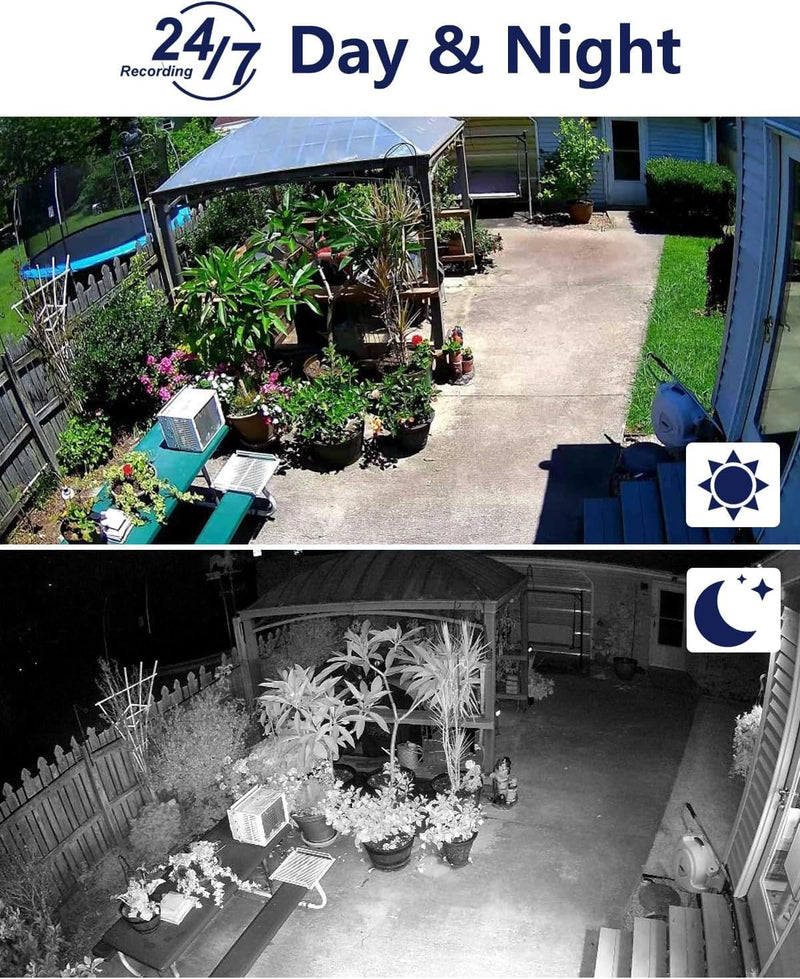 Anpviz 155° Wide Angle POE Camera with Mic/Audio, 4K (3840x2160) 8MP POE IP Camera Outdoor Indoor, 100ft Night Vision, IP66 Weatherproof Security Dome Camera, 2.1mm Lens(U Series)
