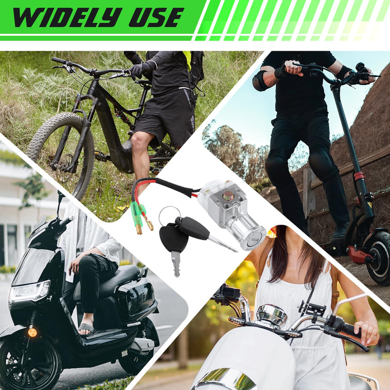 Battery Cylinder Lock Motorcycle Battery Locks Tricycle Electrombile Battery Accessories with 2 Key Motorcycle Ignition Lock as shown