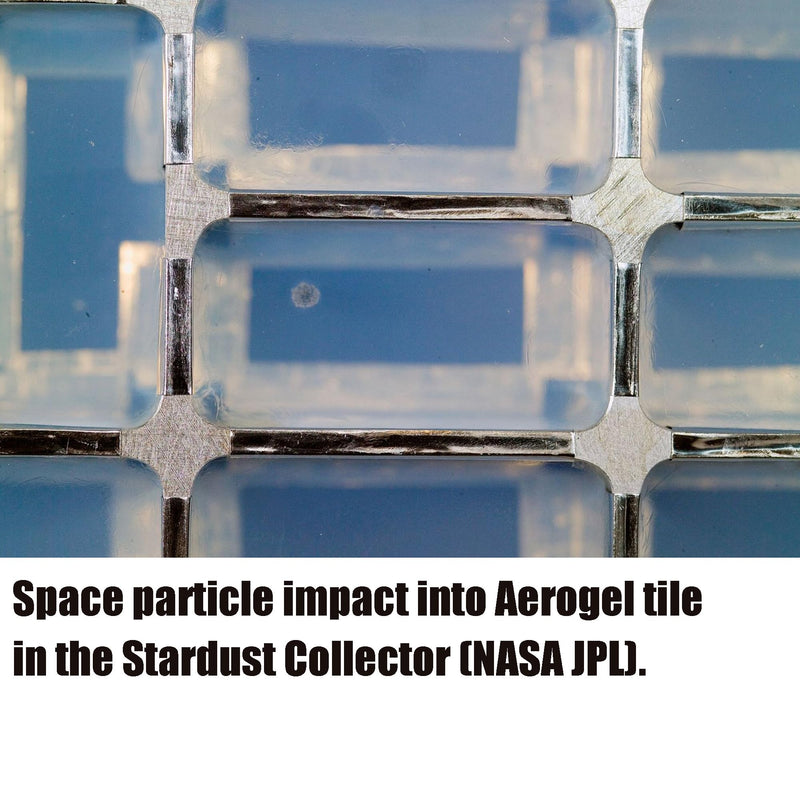 Aerogel Blocks | High Purity High Transparency Extremely Low Density Silica Aerogel Frozen Smoke NASA Insulation Material 80
