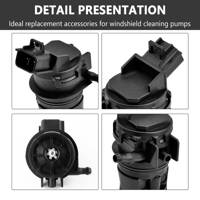 Windshield Washer Pump Replacement OEM#85330-60190,85330-AE010 with Grommet,Windshield Wiper Pump Compatible with Toyota Lexus Mazda Honda,Standard Windshield Washer Fluid Pump(for Toyota) for Toyota