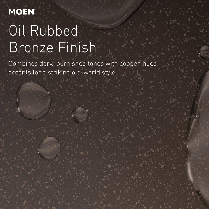 Moen Oil Rubbed Bronze Replacement Bathroom Pop-Up Sink Drain Plug and Seat, 10709ORB | Pop-up drain replacement, plug and seat included, oil rubbed bronze finish, bathroom sink compatibility, repair part
