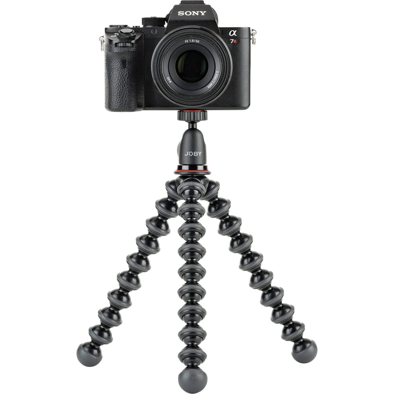 Joby JB01503 GorillaPod 1K Kit. Compact Tripod 1K Stand and Ballhead 1K for Compact Mirrorless Cameras or Devices up to 1k (2.2lbs). Black/Charcoal.