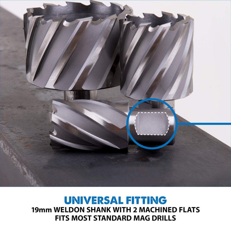 Evolution CC20MS 20mm Diameter x 1-Inch Depth of Cut Cyclone High Speed Steel Annular Cutter