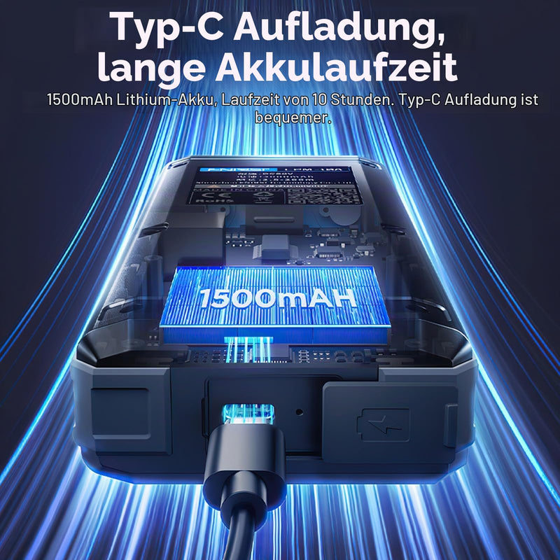 Network Tester, Network Tester, Cable Network Cable Tester, Interference-free PoE Cable Test, Crimp Test, Cable Speed, Port Flashing Detection, NCV Contactless Detection (LPM-10A)