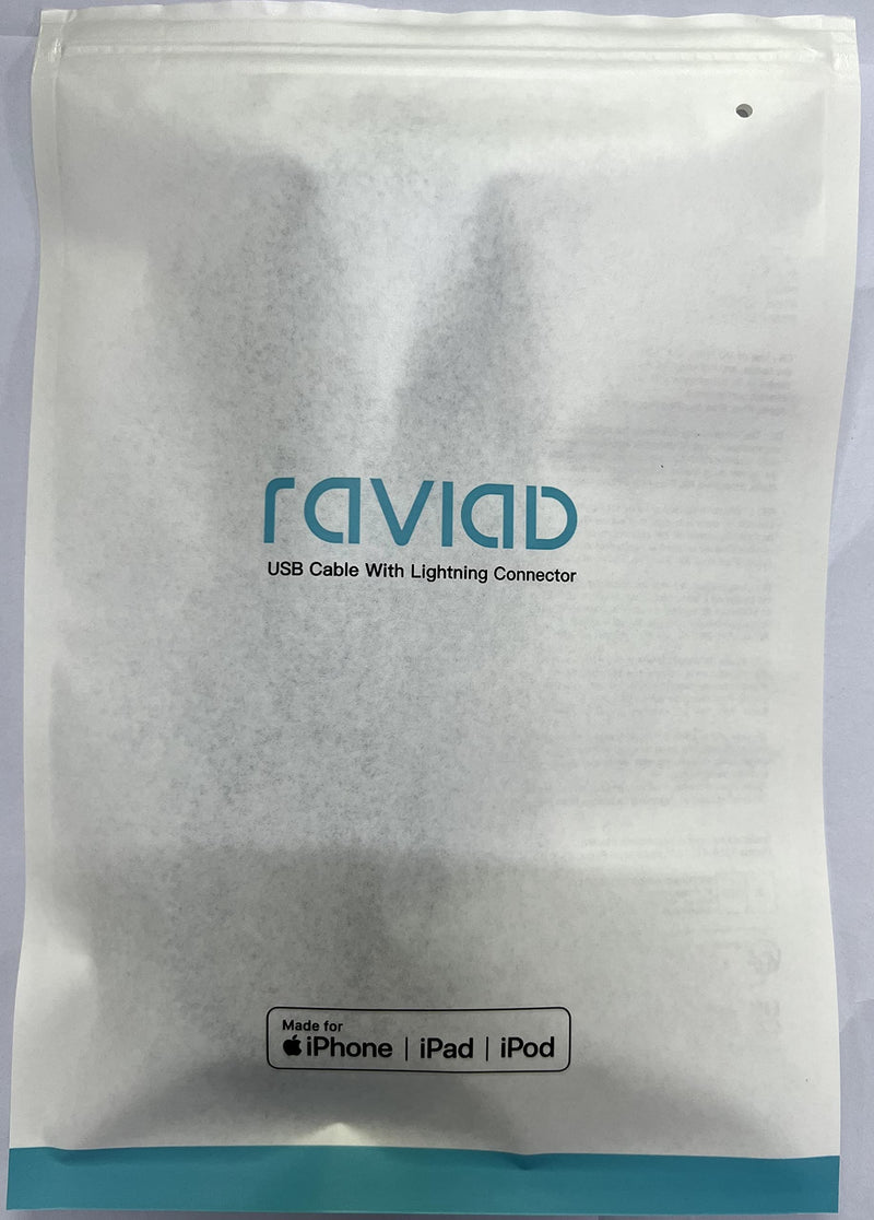 RAVIAD iPhone Charging Cable, Lightning Cable [3Pack 2M] Nylon iPhone Cable Charging Cable for iPhone 13/12/11/Pro/XS/XS Max/XR/X/8/8 Plus/7/7 Plus/6s/6/6 Plus/ 5S/5/SE, Mini/Air/Pro - Black