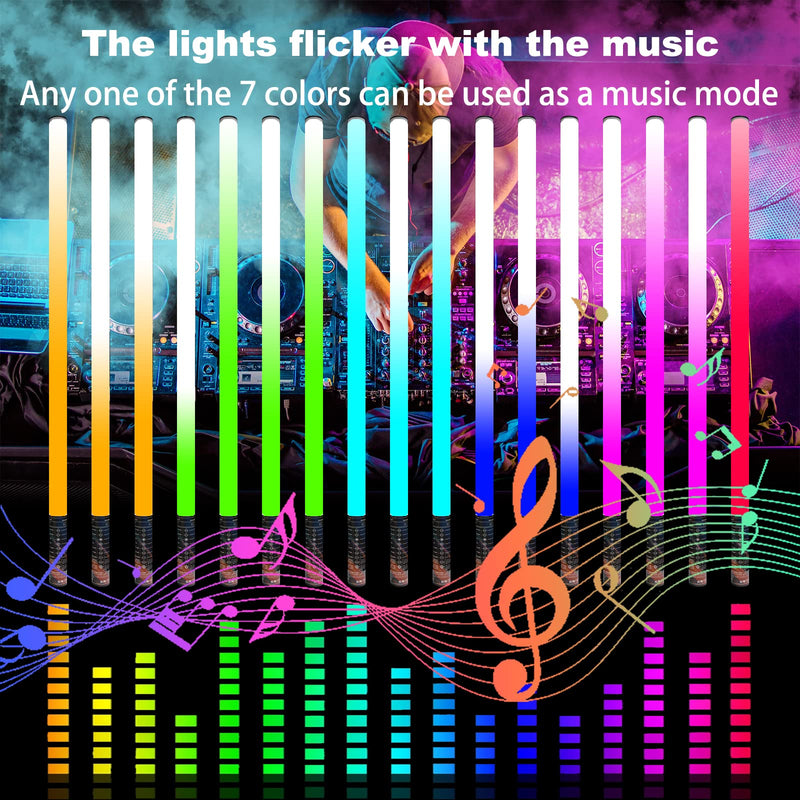 Portable LED Video Light Mood1 Photography Light Stick,Dimmable & Memory,Built-in 2000mAh Battery,4FT RGB Photo Lamp for YouTube,TikTok,Game Streaming,Party Bar (120cm) 120cm