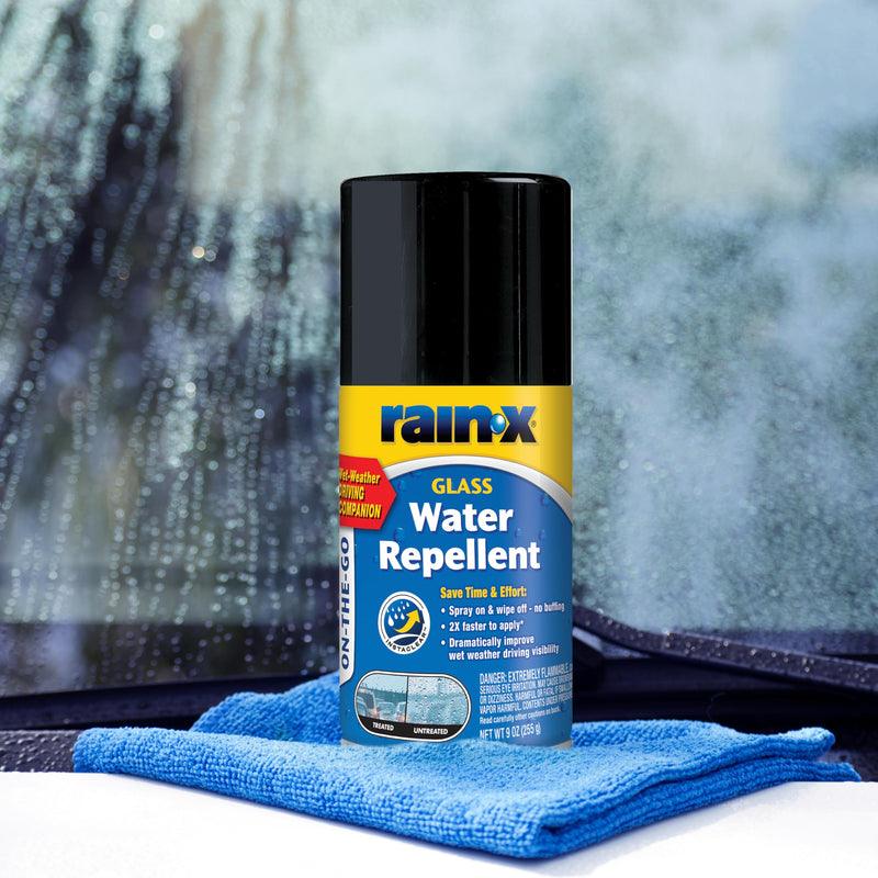 Rain-X 630167 On-the-GO Glass Water-Repellent Aerosol 9 oz.