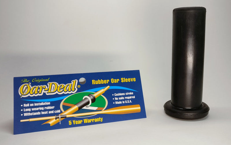 The Original, Fits 1 1/2''-1 5/8'' Wood Oars, Rubber Oar Sleeve, Long Lasting, No Slip, Easy to Roll-On, Made in The USA with a 5 Year Warranty