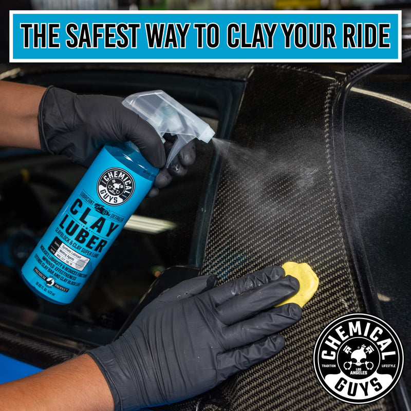 Chemical Guys WAC_CLY_100_16 Clay Luber Synthetic Lubricant with Wetting Agents for Clayblock and Car Detailing Clay (Works on Cars, Trucks, SUVs, Jeeps & More), 16 fl oz 16 Fl Oz (Pack of 1)