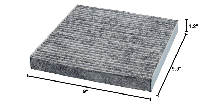 EPAuto CP134 (CF10134) Premium Cabin Air Filter includes Activated Carbon 15" x 9" x 0.5"