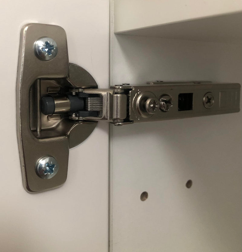 NELI Set of Hinges with Soft Close (New) Suitable for Metod (Such as UTRUSTA Hinges) (NELI 8er-Set) NELI 8er-Set