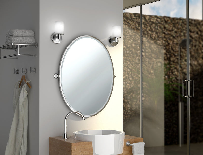 Gatco 4245 Latitude II Single Robe Hook, Wall Mounted Bathroom Towel & Robe Hook, Chrome Finish