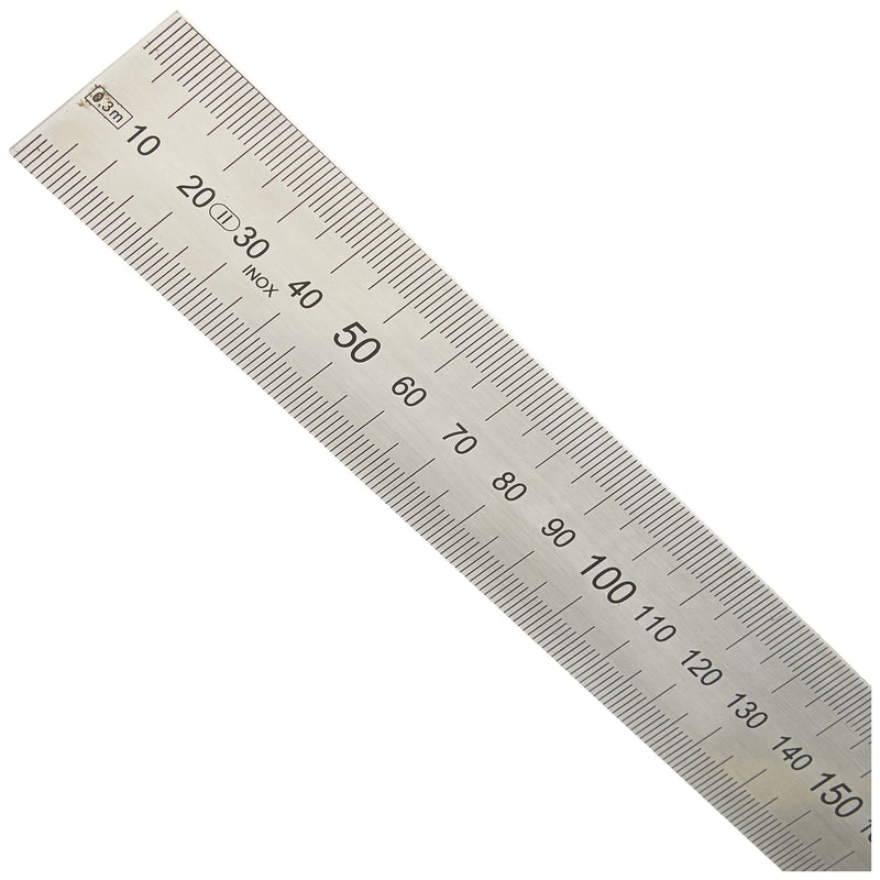 Helios Preisser steel rule, flexible (stainless spring steel, EC class II, length: 300 mm) 0460 207 300 x 30 x 1 mm single