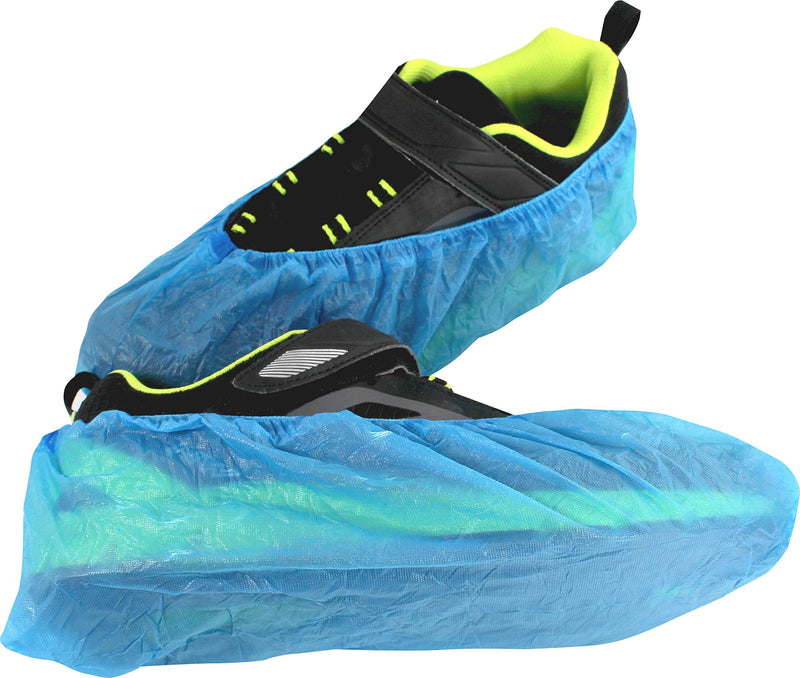 Medi-Inn overshoes, disposable shoes, disposable shoe covers with elastic band (standard CPE, approx. 2.7 g, 100 pieces)