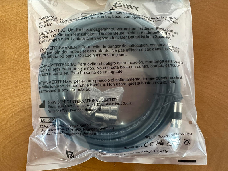 Coaxial Cable 50FT, RG6 Coax Cable Cord for TV with Weatherproof Rubber Boot - Ideal Outdoor TV Cable Wire and Antenna Wire Extension Cable, Tri-Shield UV - Fire Resistant Wall Rated 50 FT Waterproof