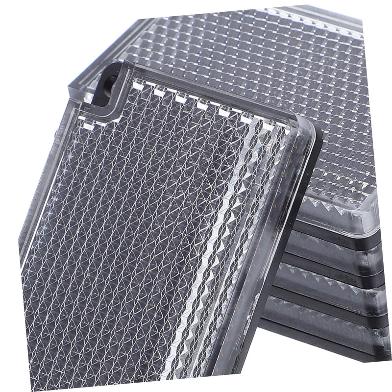 Pack of 5 Square Reflectors for Photoelectric Sensor Sensors Retroreflective Grid to Improve Visibility Outdoors 6.00X4.00X0.70CM