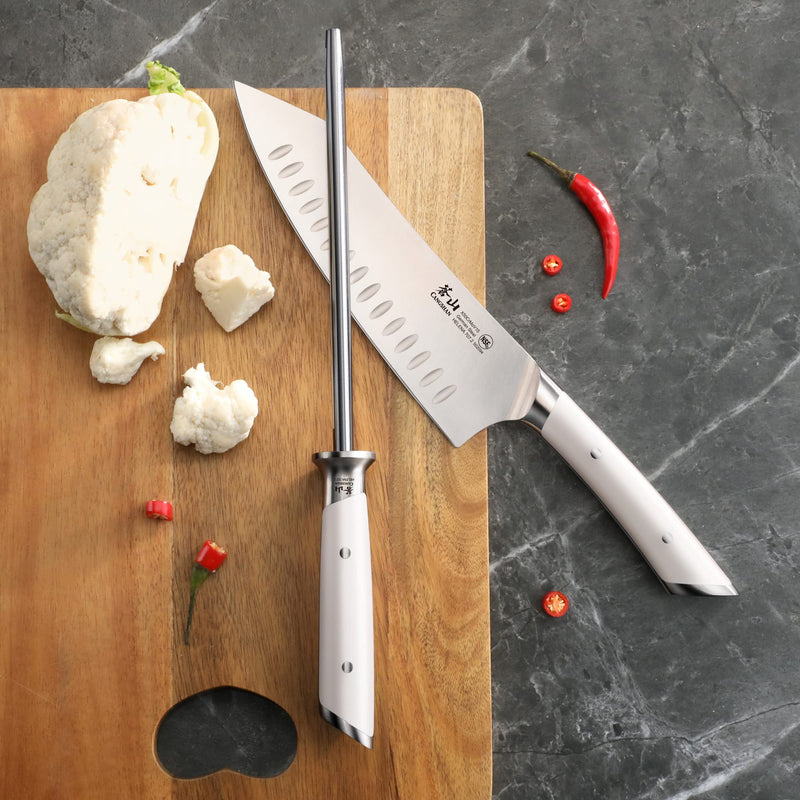 Cangshan HELENA Series High-Carbon 8-Inch Honing Steel (White) White