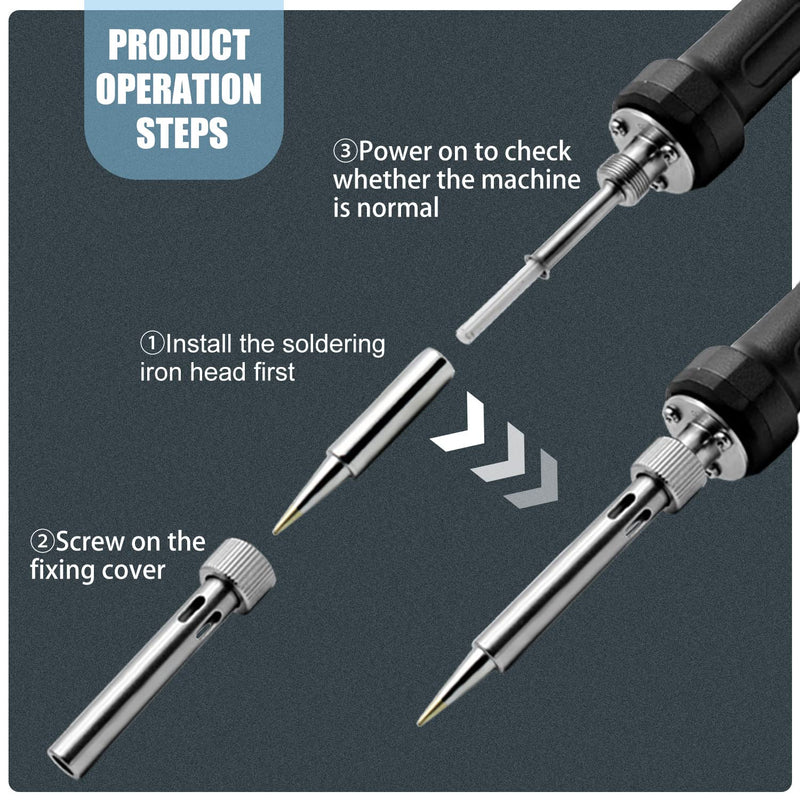 900M-TB Soldering Tip Replacement Soldering Iron Tips Set of 10 Soldering Tips Soldering Iron Tips 900M Soldering Station Tool Soldering Iron Tip 900m-tB