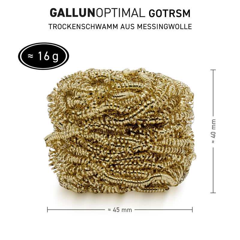 Gallun Optimal Dry Sponge Brass Wool for Soldering Tip Cleaning