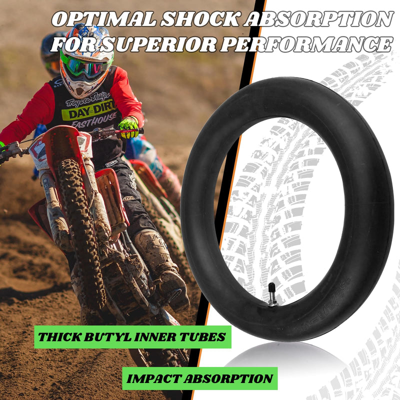 AR-PRO 2.50/2.75-10 Dirt Bike Replacement Inner Tubes Heavy Duty | Compatible with Honda Crf50 /Xr50, Razor MX650 / MX500, Suzuki DRZ70 / JR50, Yamaha PW50 2.75/2.50-10,TR-4 (1Pack)