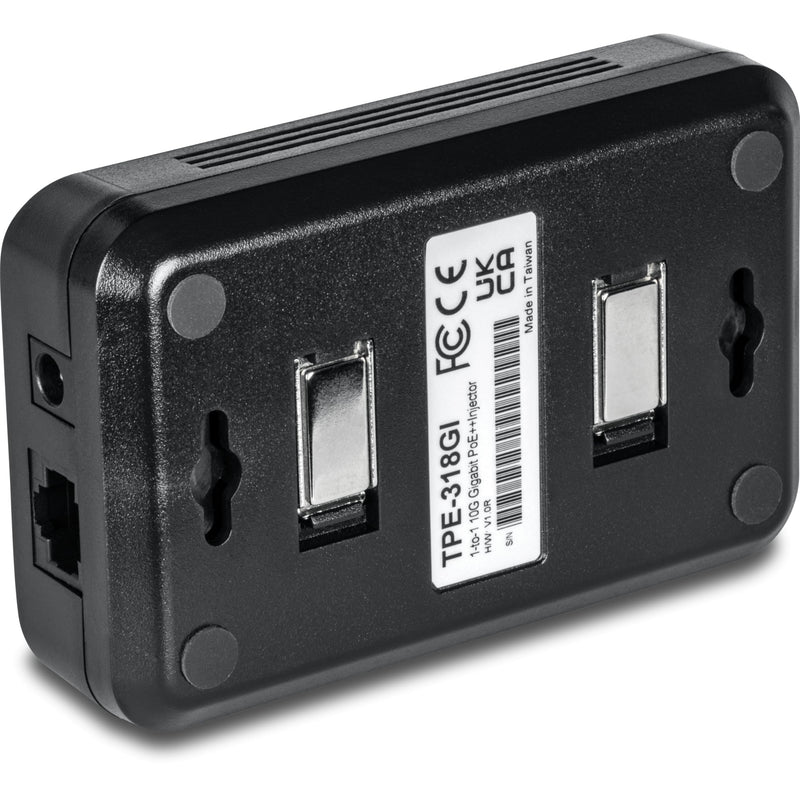 TRENDnet 10G PoE++ Injector, TPE-318GI, Converts a NonPoE Port to A PoE++ 10G Port, Supplies PoE (15.4W), PoE+ (30W), or PoE++ (90W)