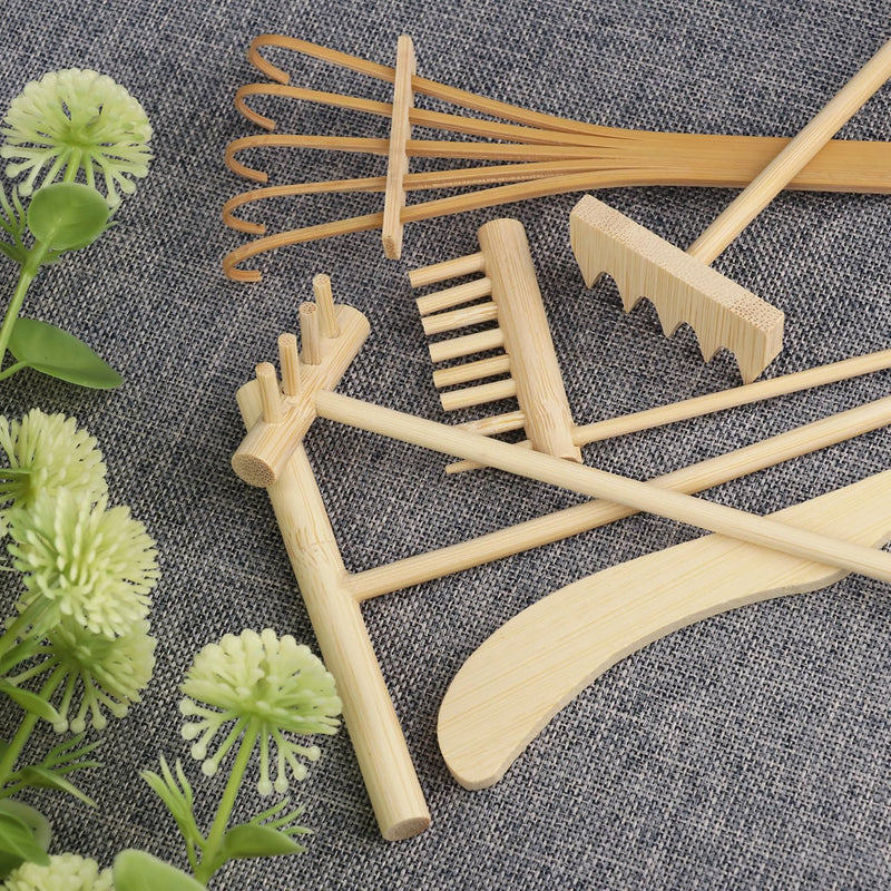 GNIEMCKIN 30 PCS DIY Sand Zen Garden Tools, Mini Zen Garden Rake Sets for Serenity and Spiritual Meditation, Tasteful and Elegant Zen Garden Accessories for Home Decor, and Father or Mother's Gift