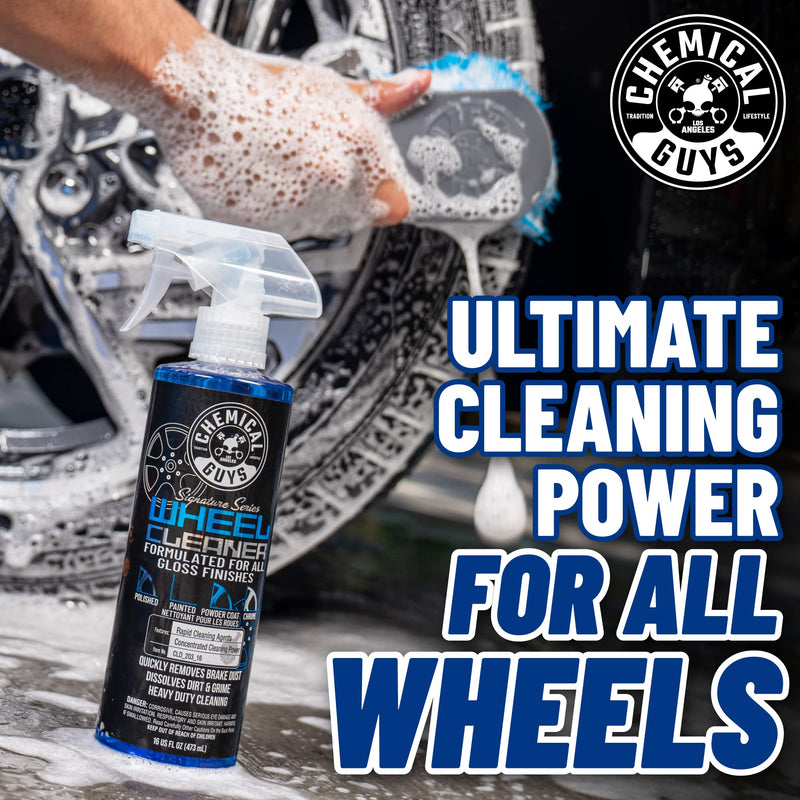 Chemical Guys CLD_203_16 Signature Series Wheel Cleaner, Formated For All Gloss Finishes, Safe for Cars, Trucks, SUVs, Motorcycles, RVs & More 16 fl oz 16 oz