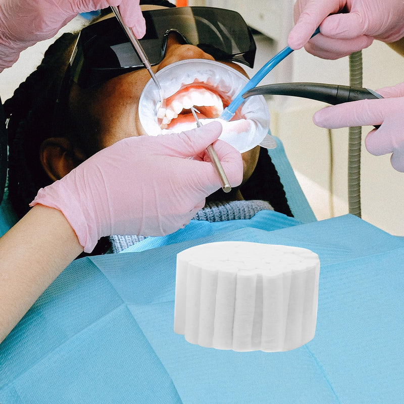 Healifty Pack of 250 Nosebleed Stoppers Dental Cotton Rolls Made of Natural Cotton with High Absorbency for Children and Adults