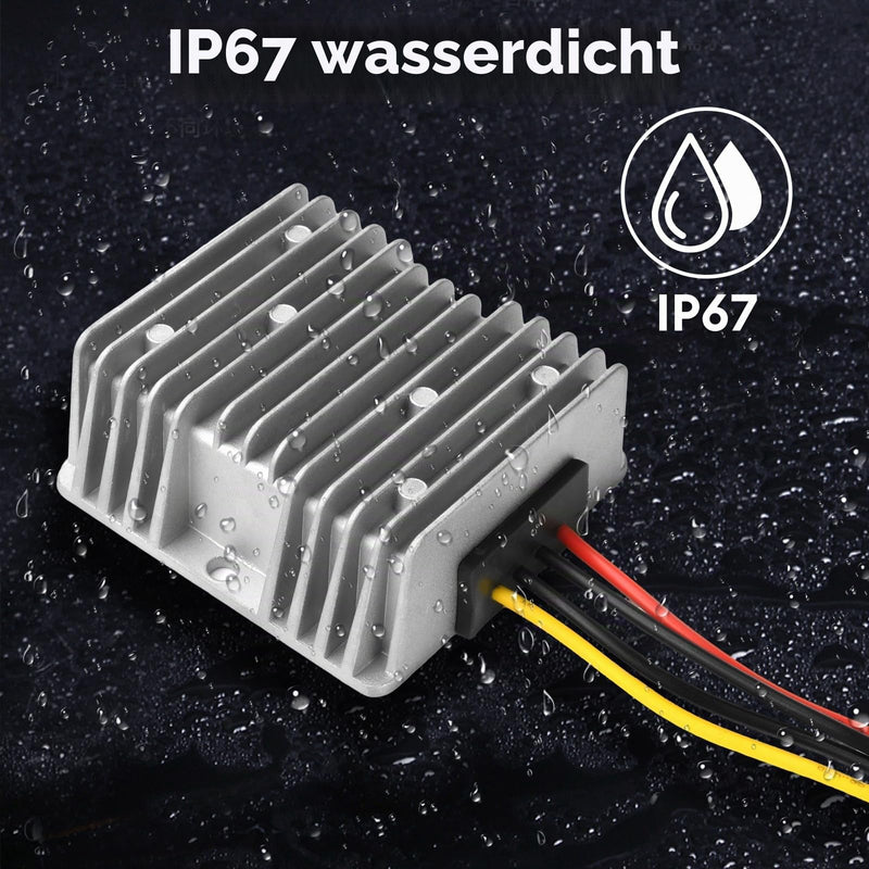 DC-DC 8-40V to 12V Voltage Converter 3A 36W, Aideepen Voltage Regulator 8-40V Step Down Converter, Aluminum Shell Waterproof Voltage Stabilizer 12 V, 3 A, 36 W