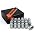 24 Pcs M12 x 1.5 Thread Bulge Acorn 35mm 1.38" Long Lug Nuts Chrome 13/16" 21mm Hex Fits 2004-12 Chevy Colorado GMC Canyon