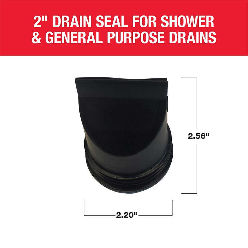 Oatey 4013846 2 in. Dia. Plastic General Purpose Floor Drain, Black No Size 2 Inch Shower and Floor Drain