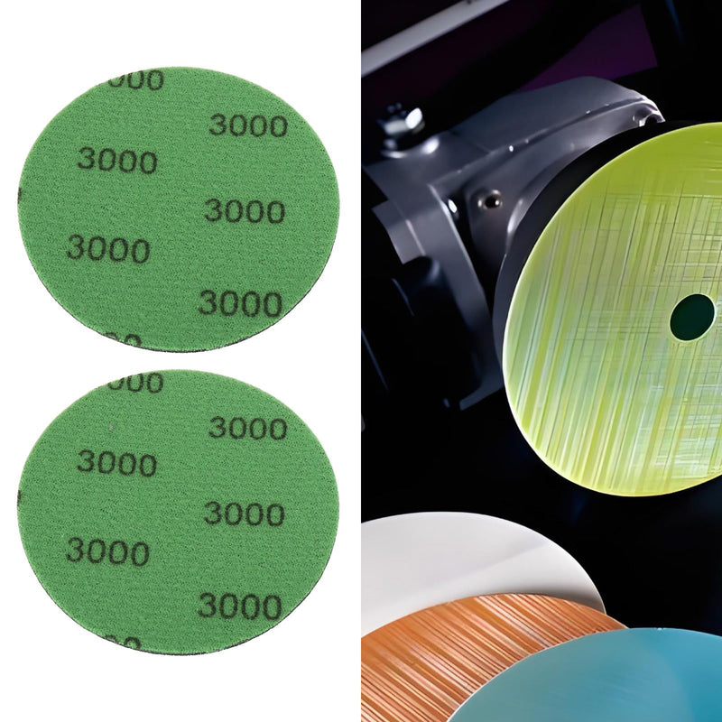 Create idea 5 x Fine Sanding Discs Diameter 75mm 3000# Compatible with Hookit Trizact Sanding Discs for Removing Paint Defects Sanding Pad