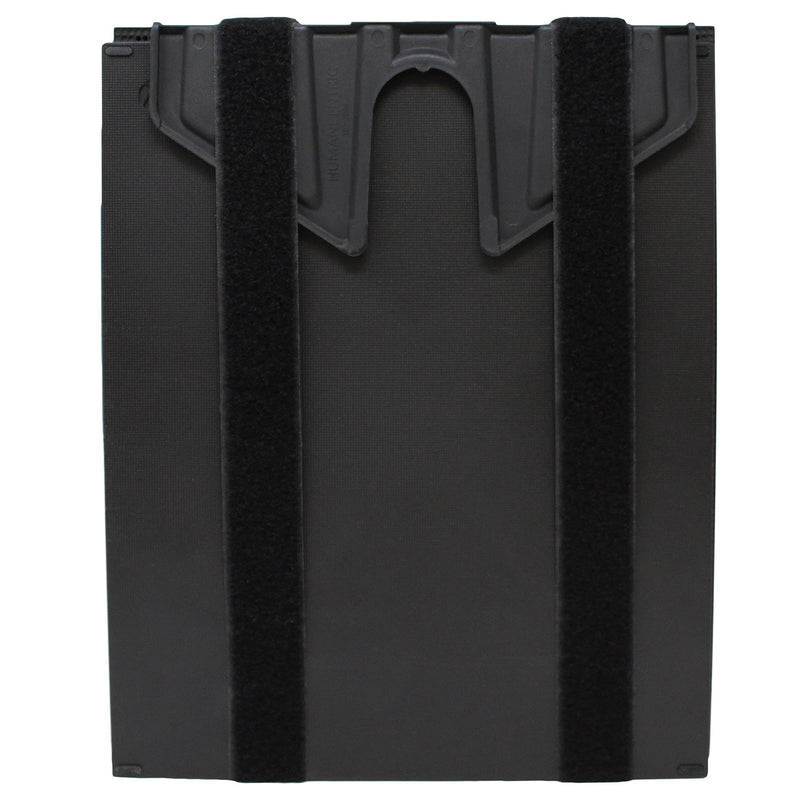 HumanCentric Universal Wall Mount (Black), Adjustable Mount for Cable Boxes, Gaming Consoles, DVD Players, Routers, Modems, and More, Fits Devices 12” to 32” in Perimeter, Hardware Included Black