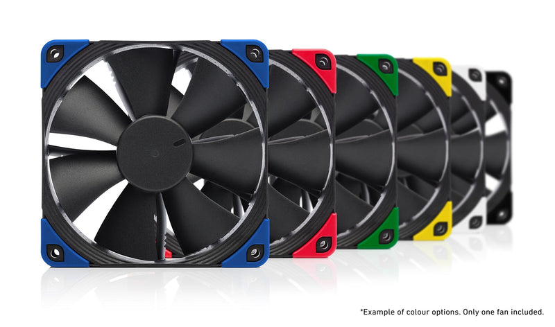 Noctua NF-S12A PWM chromax.Black.swap, Premium Quiet Fan, 4-Pin (120mm, Black)